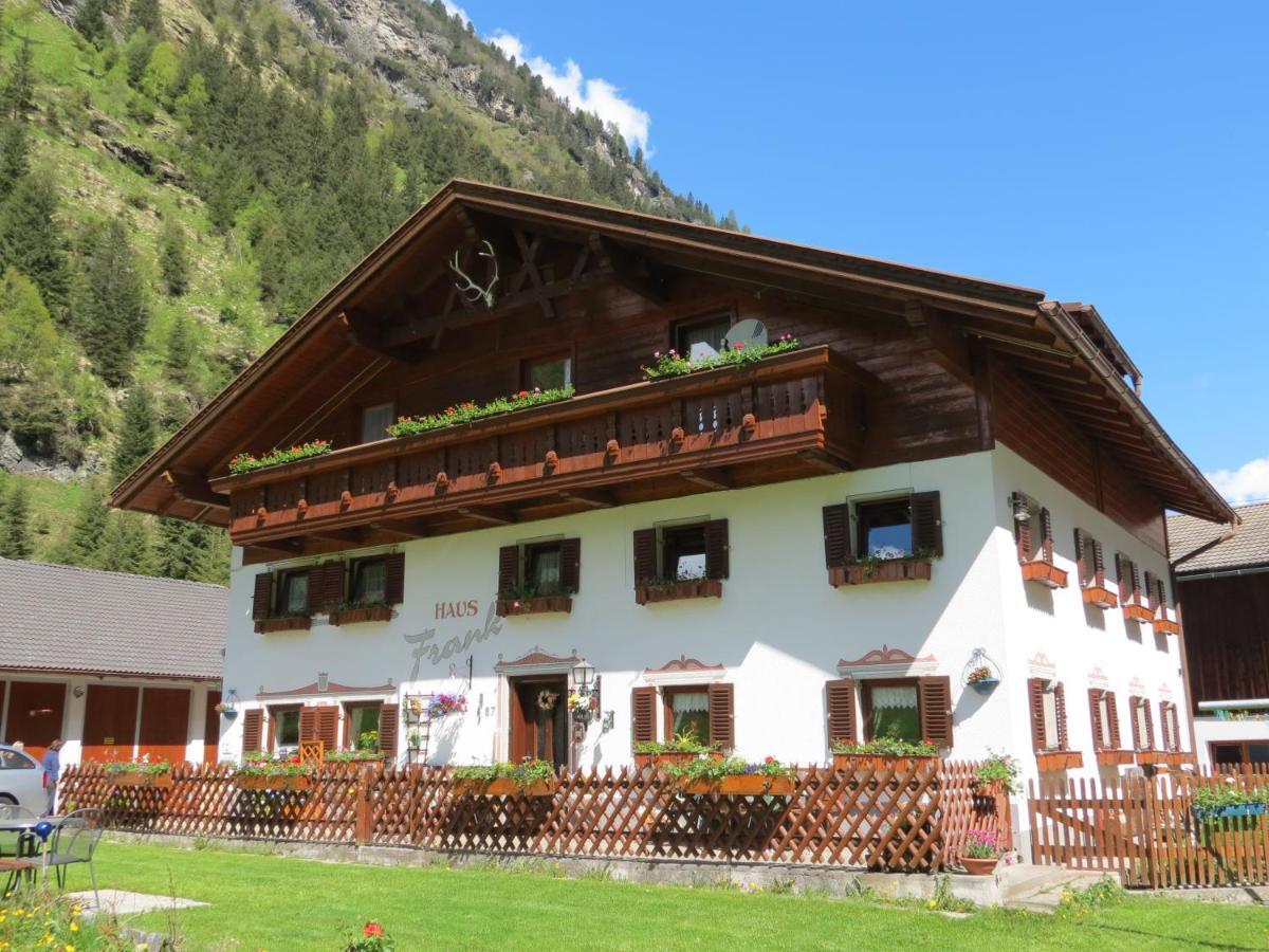 Haus Frank Pitztal Apartman Sankt Leonhard im Pitztal Kültér fotó